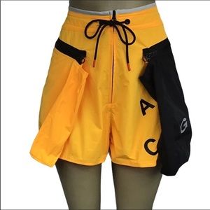 Neon Nike lab ACG cargo shorts